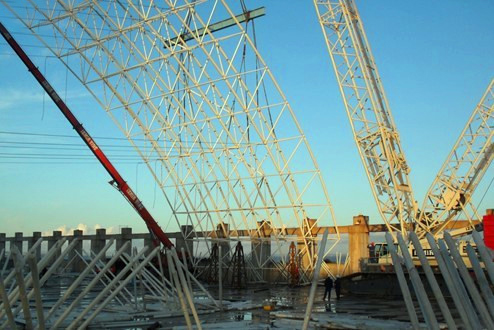 克孜勒苏柯尔克孜网架一角